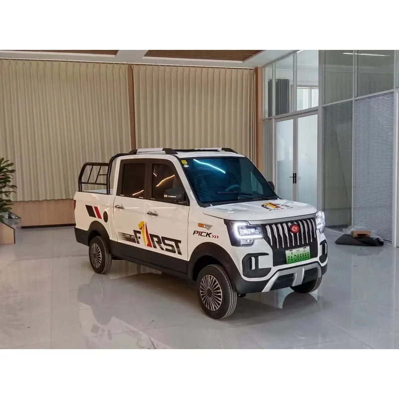 Four-wheel Drive No Driving License Required Custom Color Pickup Truck 2000W-4000W Motor Adjustable 60km/h Speed
