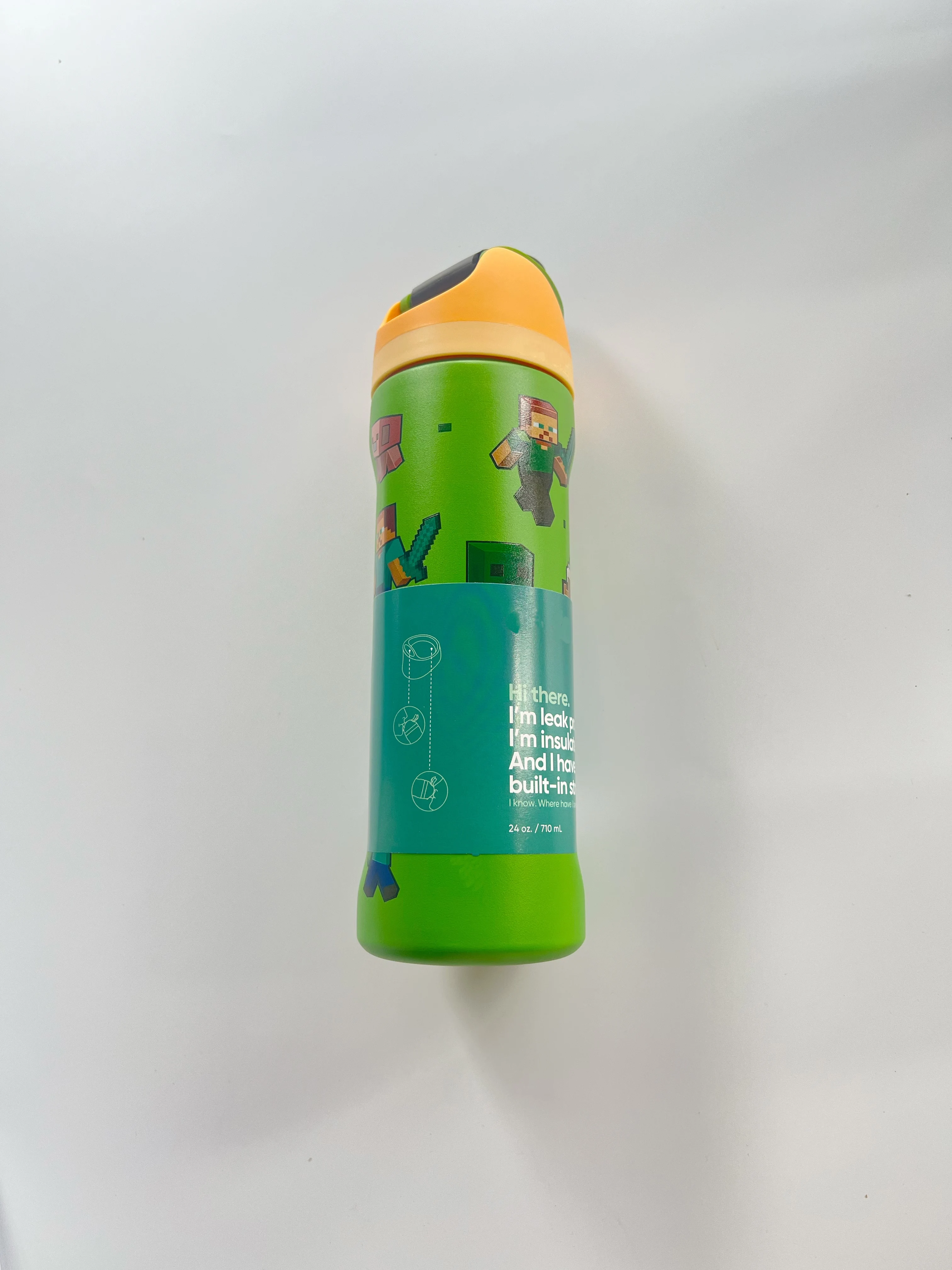 O ---Wa24Oz كوب ترمس من الفولاذ المقاوم للصدأ زجاجة مياه باردة كوب بقشة أحدث زجاجة مياه زجاجة مياه رياضية فنجان قهوة
