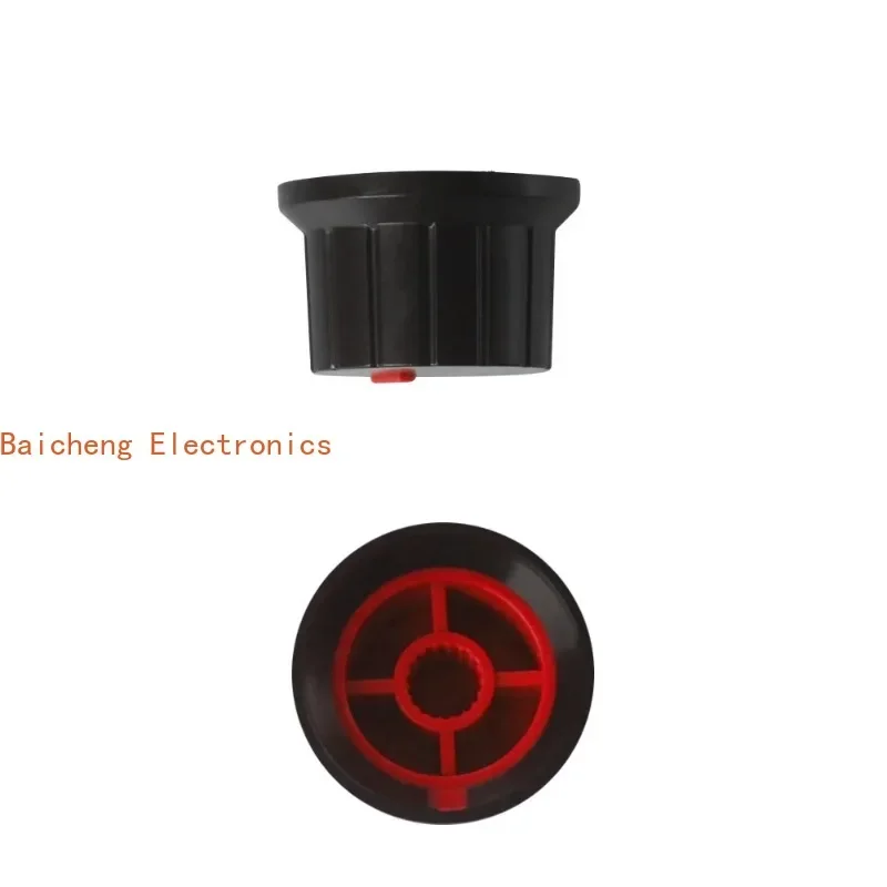 10PCS 24*15mm Potentiometer Knopf Kappe Blume-achse Lautstärkeregler rot für Encoder