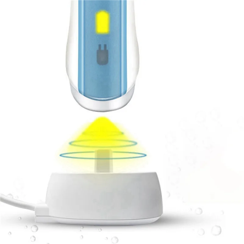 

【Today Only@】 Электрическое зарядное устройство 2X, совместимое с электрической зубной щеткой серии Oral B, адаптер для индуктивной зарядки, вилка стандарта США