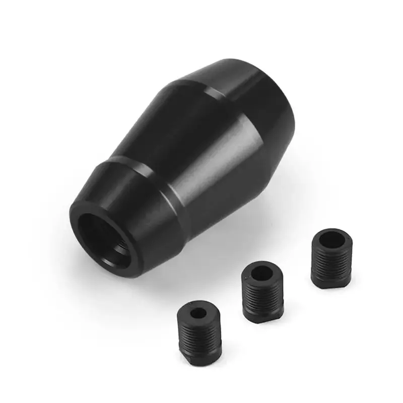 Ingenious-Adapters Included 72Mm Car Aluminium Gear Shift Knob Thick Waist Shift Head Knob M8 M10