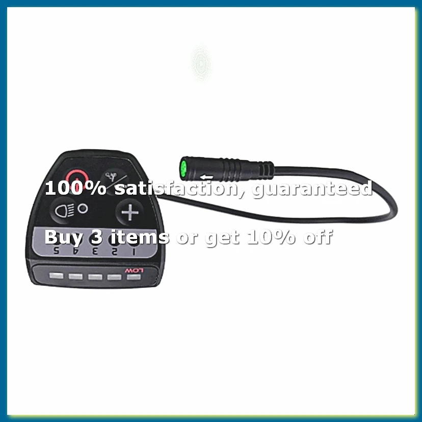 Electric-Bicycle Display Controller Waterproof Bicycle Replacement Parts for BBS01 02 M400 Midmotor UART Protocol-DT30
