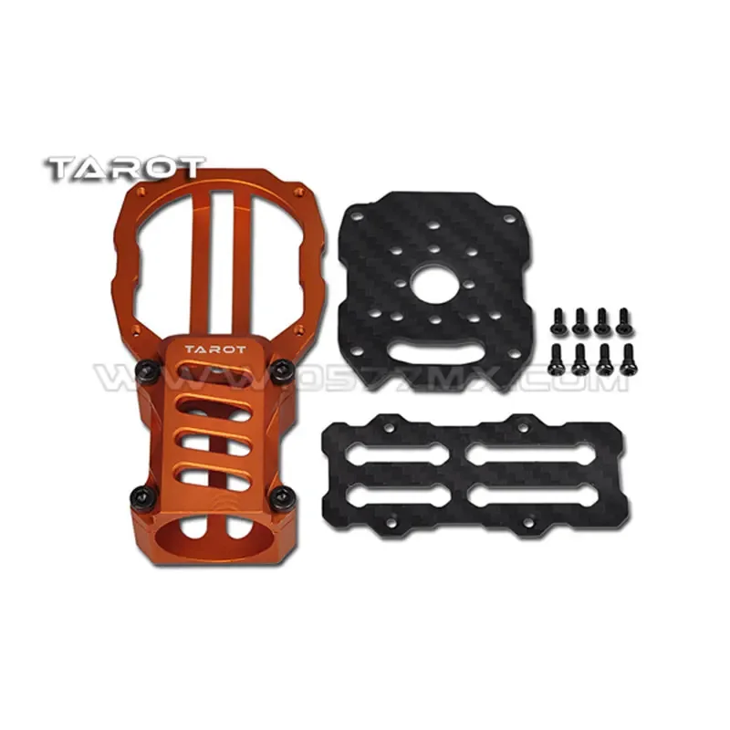 Tarot 25mm CNC Aluminum Motor Mount Seat 1pc Black / Orange TL9602 TL9603 for Multicopter DIY RC Drone