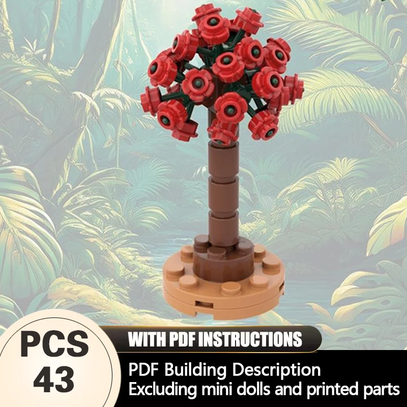 

Creators Plant Series Model MOC Building Bricks Floral Shrub Modular Technology Gifts Holiday Assemble Children Toys Suit