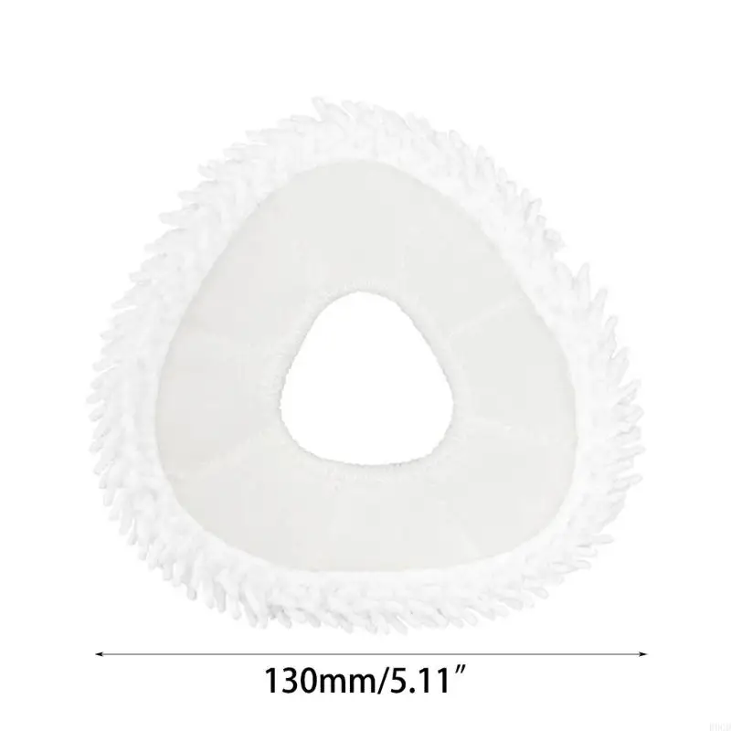 R9CD 4 pcs fiber mop pads rags เครื่องดูดฝุ่นอุปกรณ์เสริมอุปกรณ์เสริมการกวาดหุ่นยนต์อะไหล่