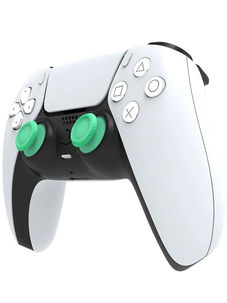 2 قطعة استبدال أجزاء عصا التحكم الإبهام العصي بوتون لوحدة تحكم PS5 التناظرية Thumbstick غطاء ل بلاي ستيشن 5 غمبد