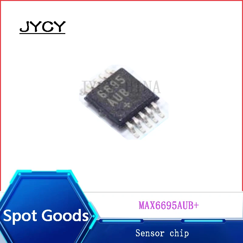 2PCS/lote  MAX6695AUB MAX6695 Sensor chip Brand new in stock 6695AUB+ SOP-10 MAX6695AUB+ Temperature sensor chip