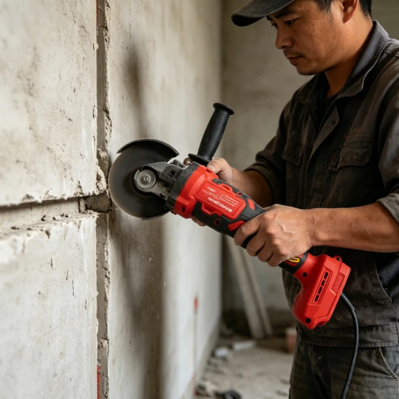 

SuperPan Cordless Angle Grinder 10000RPM M14 Compatible with DeWalt/Makita/Milwaukee Battery Bare Tool with Handle