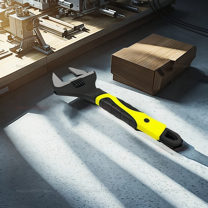 Adjustable Wrench Stainless Steel Universal Spanner Bathroom Wrench Large Open High Quality Plumbing Repair Tool  Repair Tool