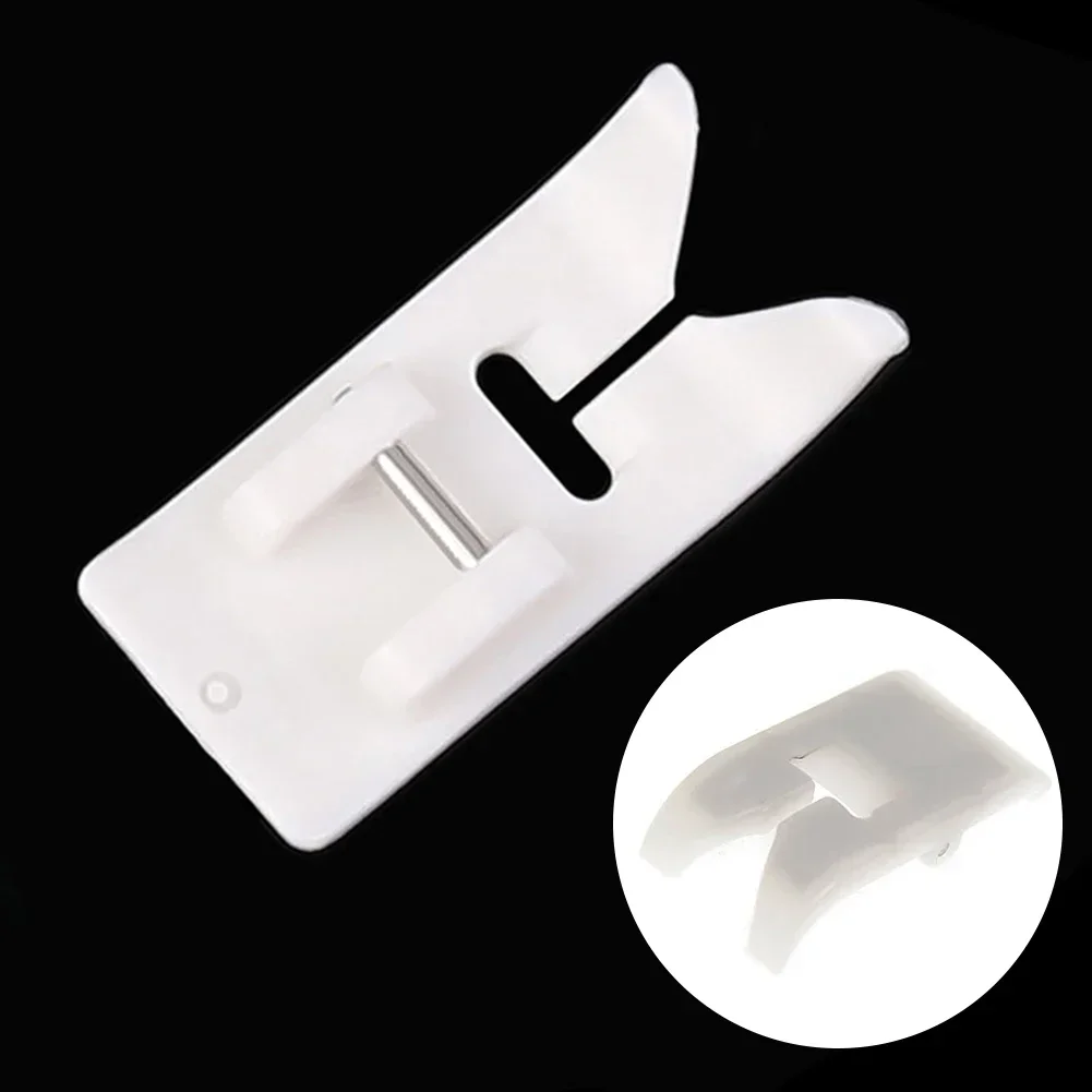 1 Pcs Non-stick Pressure Foot Snap-On Sewing Presser Foot Leather Pressure Foot Home Sewing Machine Parts Accessories