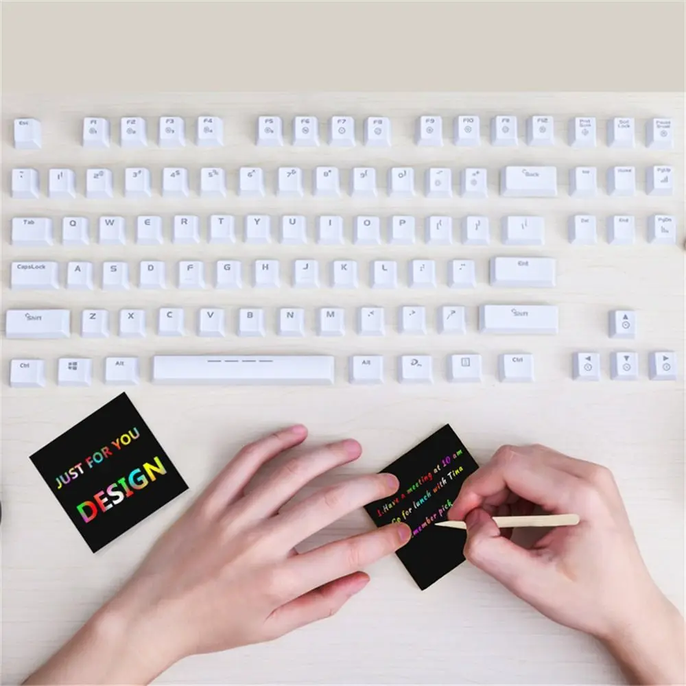 Modello di pittura Scratch Art Craft Colore magico Scratch Art Paper Scratch Notes Carta Disegna Pittura Arcobaleno Scratch Card