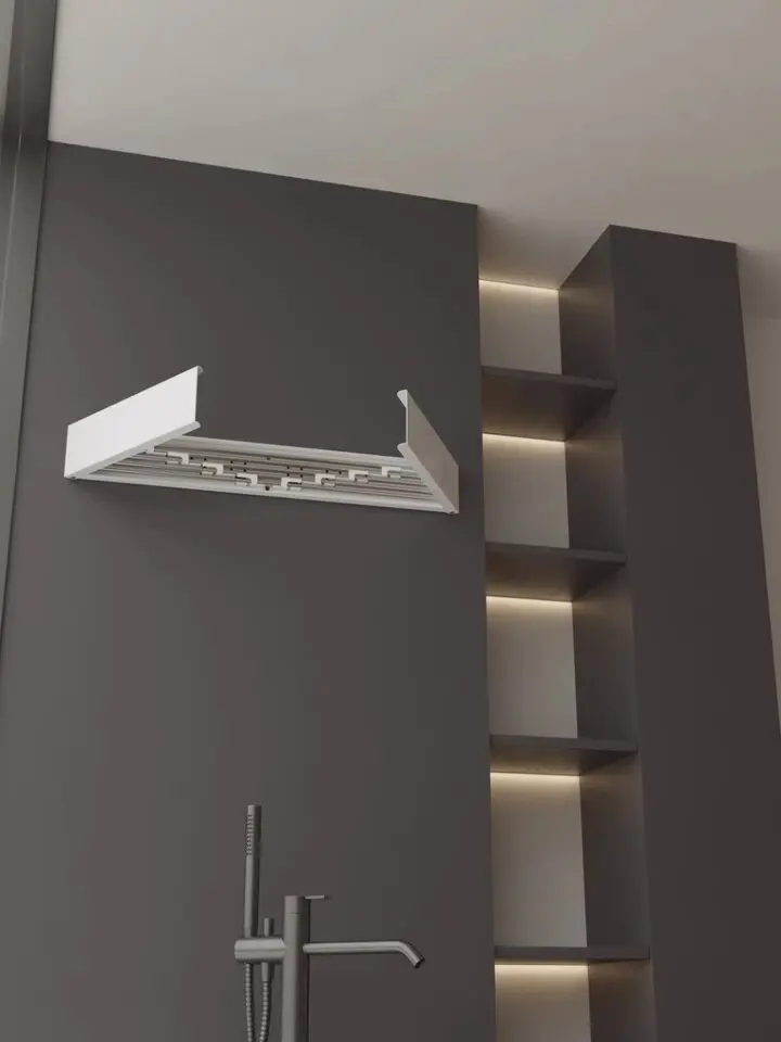 Foldable Drying Rack for Balcony, Indoors and Bathroom - Space Saving and Versatile