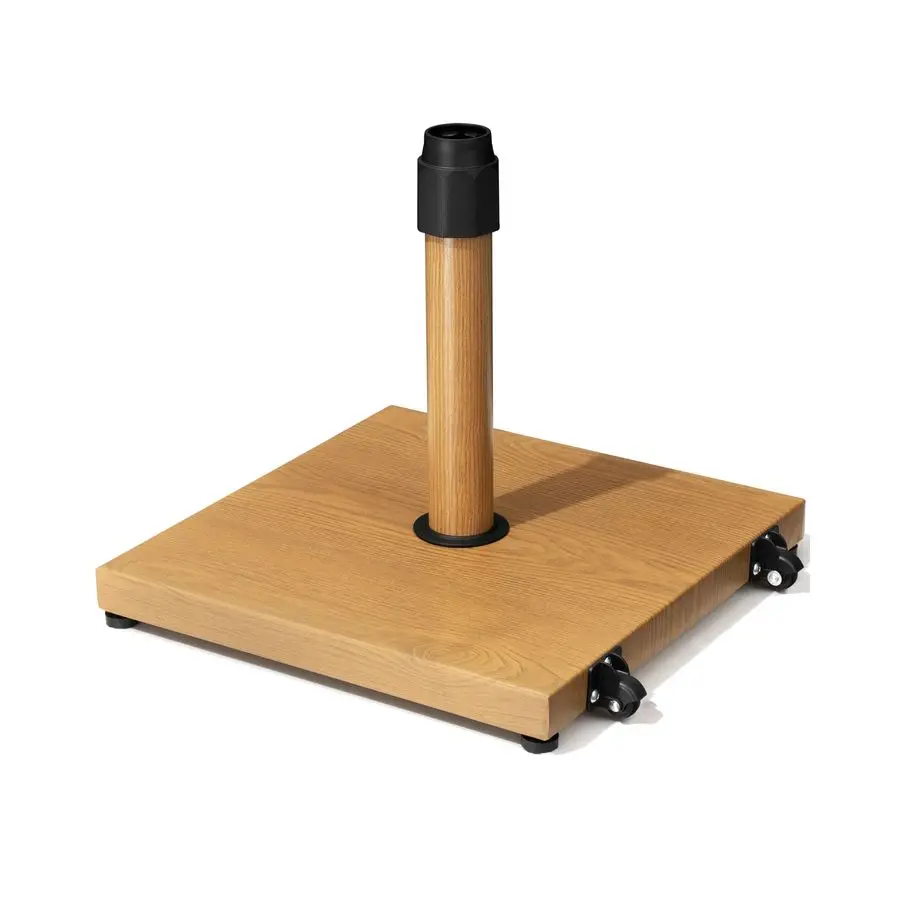 

Основание для зонта с колесами, сверхпрочная подставка для зонта с бахромой, предварительно заполненная бетоном, не требует песка и воды, подходит для зонтов диаметром 6-12 футов.