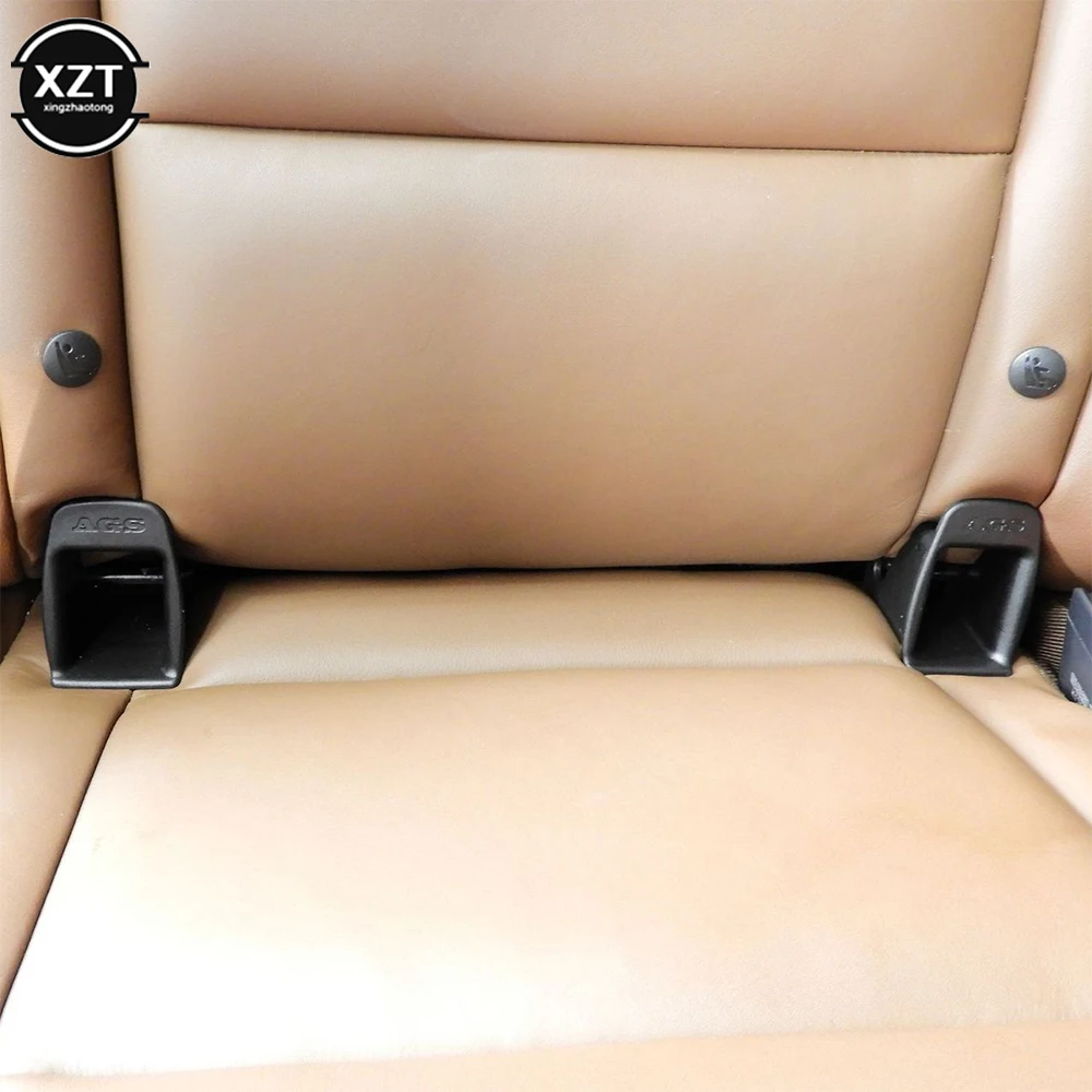 Guía de pestillo de 2 piezas para asientos de coche, interfaz General Isofix, pestillo de cinturón, accesorio para asiento de coche