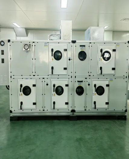 Controlled Industrial Air Conditioning System Commercial Desiccant Wheel Dehumidifier Brushless Motor Electronics Clean