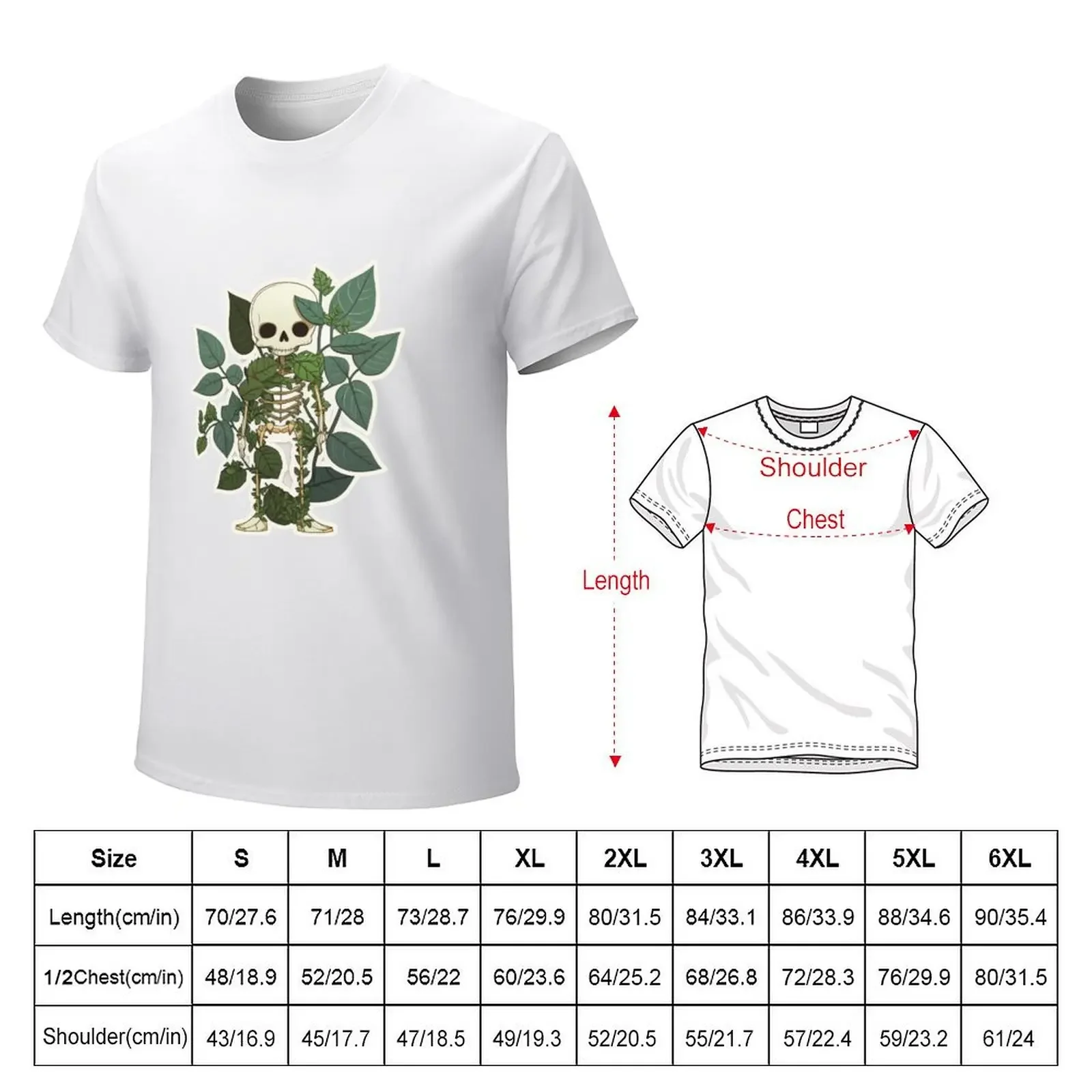 Bones and Botany Mothers Day T-shirt anime clothes tops Aesthetic clothing heavyweights mens t shirts