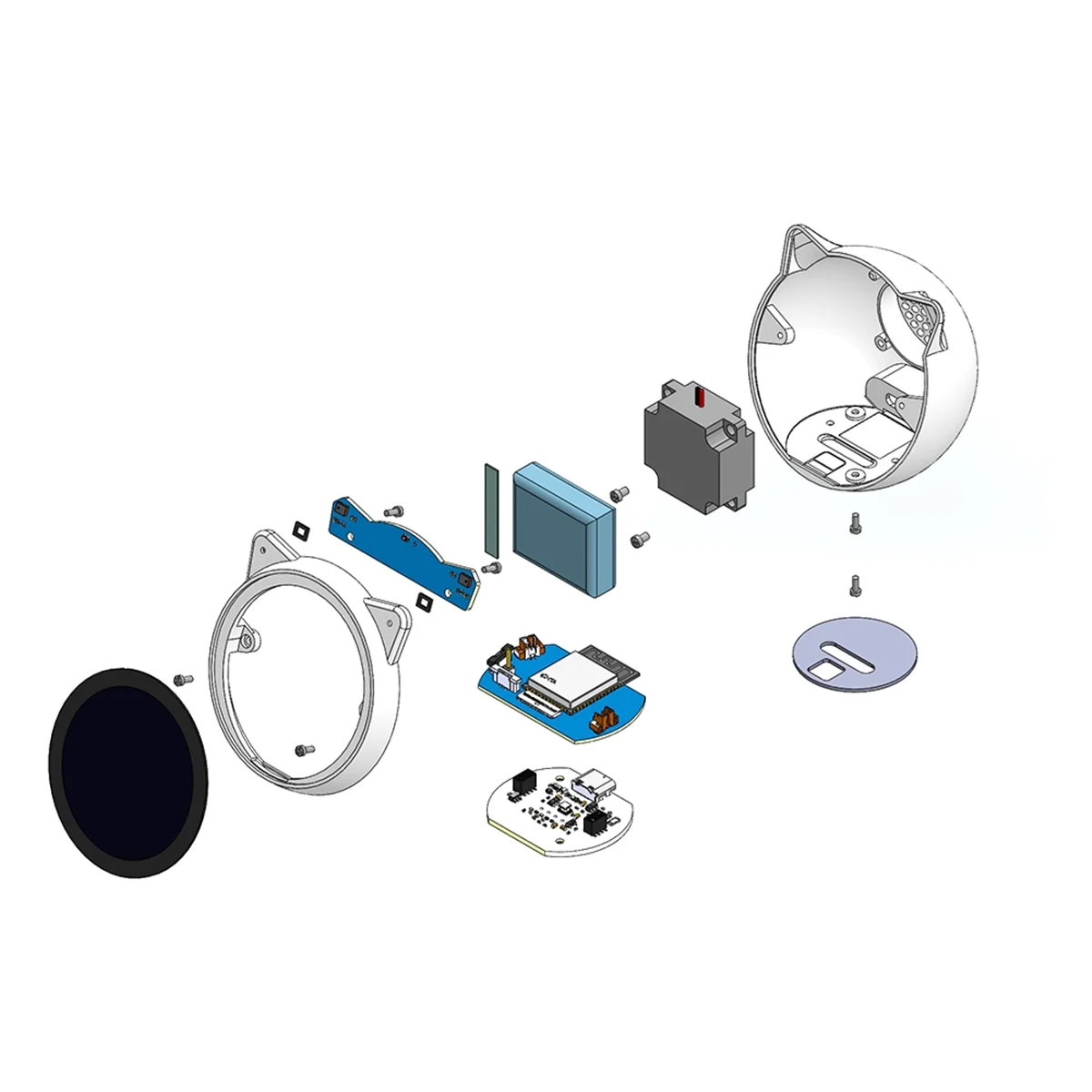 2025+ Voor Echoear Meow Companion Ai Chat Robot 3D Gedrukt Shell DIY Nieuwe Vervanging Shell