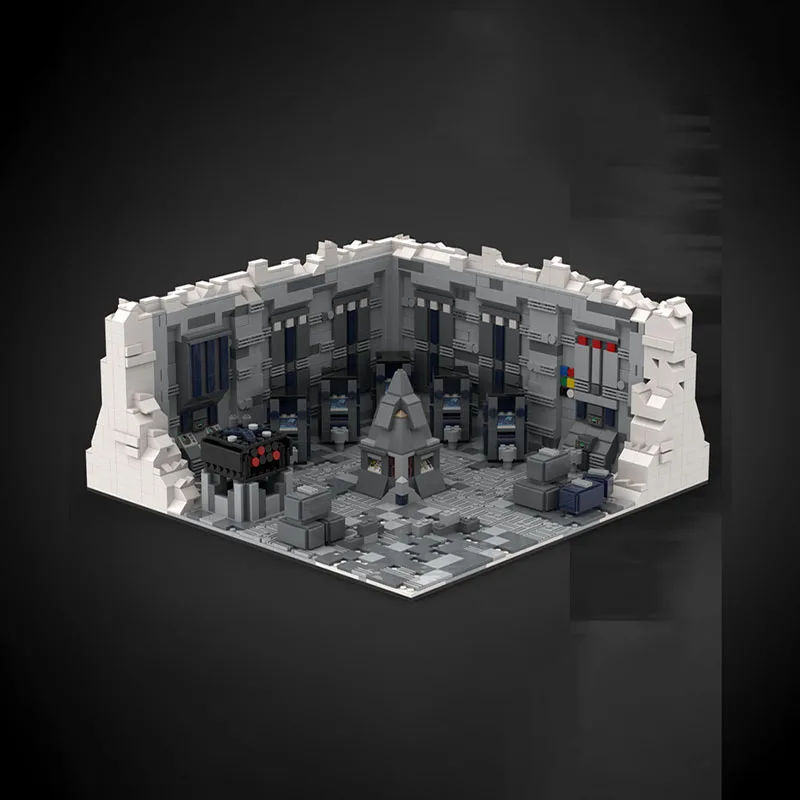 MOC Building Blocks, Planet Movie Scene Model, Command Center Technology, Bricks Toys