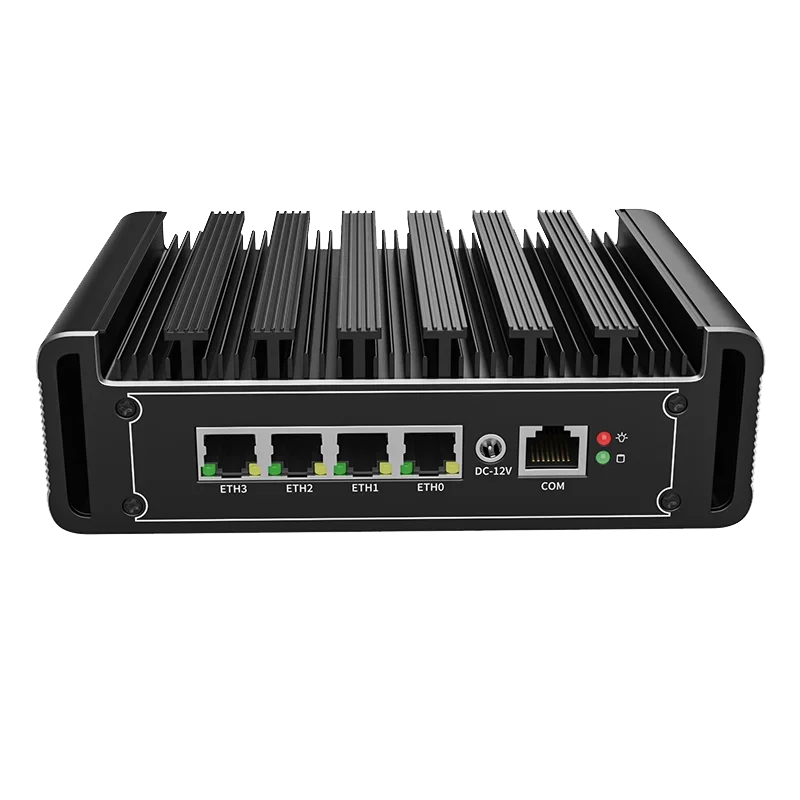 Firewall di sicurezza con CPU N100 N5105 J5040 J4125 integrato per casa e lavoro Proteggi server VPN di rete e cliente 1xRJ45 COM