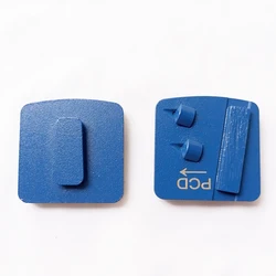 PCD Left and Right Diamond Grinding Disc Wheel Sintered Segment Metal Block Abrasive For Epoxy Concrete Floor