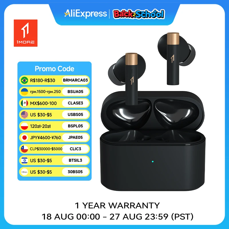 1MORE Pro Q30 Auricolari Bluetooth senza fili Cuffie Bluetooth con cancellazione attiva del rumore Auricolare wireless Bluetooth 5.3 vendita flash