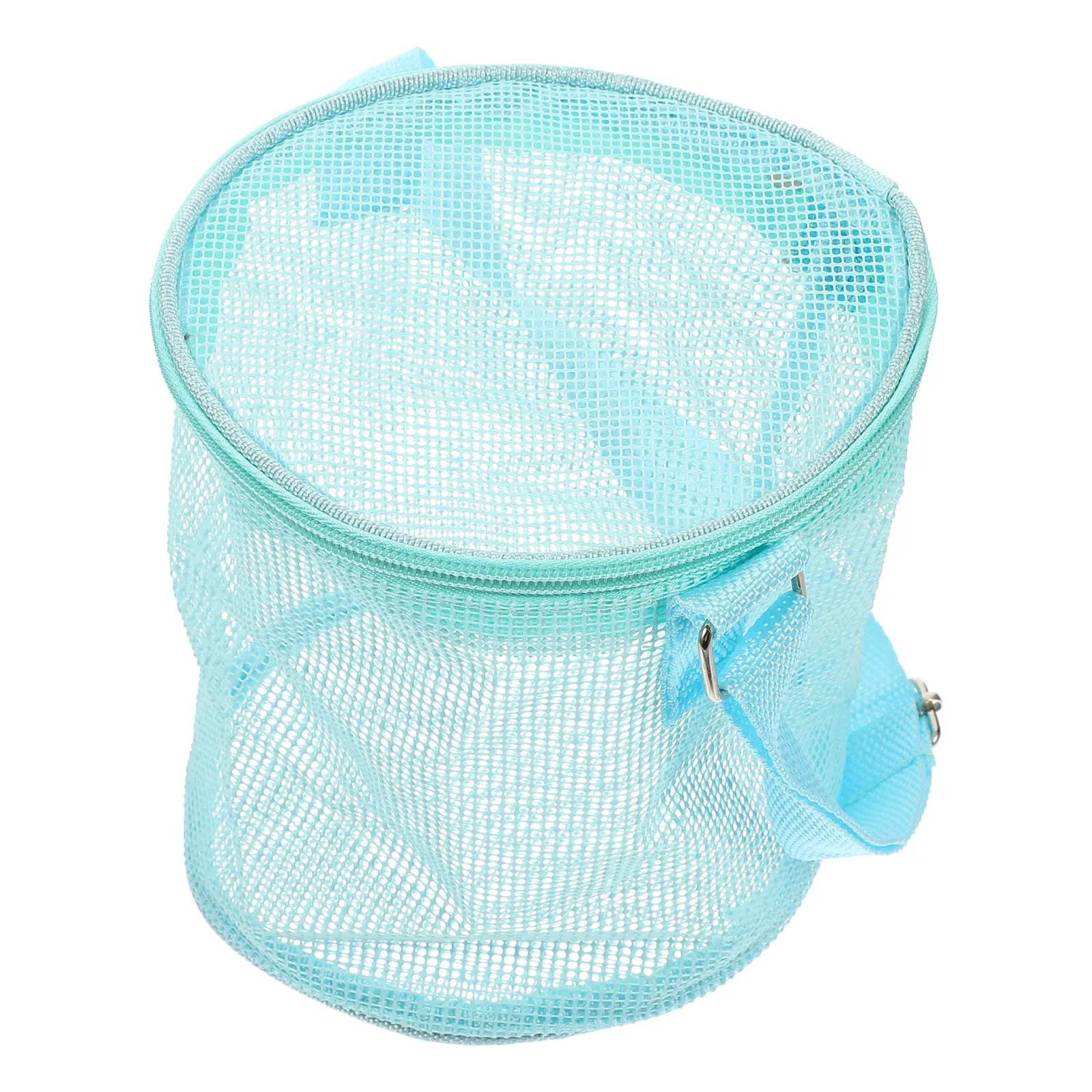 

Shell Storage Bag Mesh Beach Pouch Portable Lightweight Foldable Large Capacity Quick Dry Sand Drainage for Beach Trip Camping