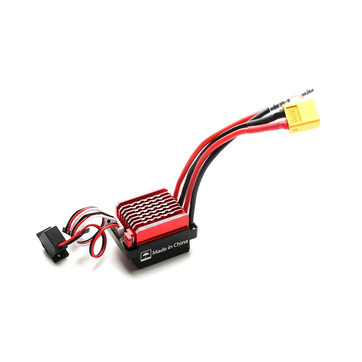 60A Waterproof Brushed ESC Speed Controller Forward Reverse Brake for 1/10 RC Crawler Axial Scx10 TRX4