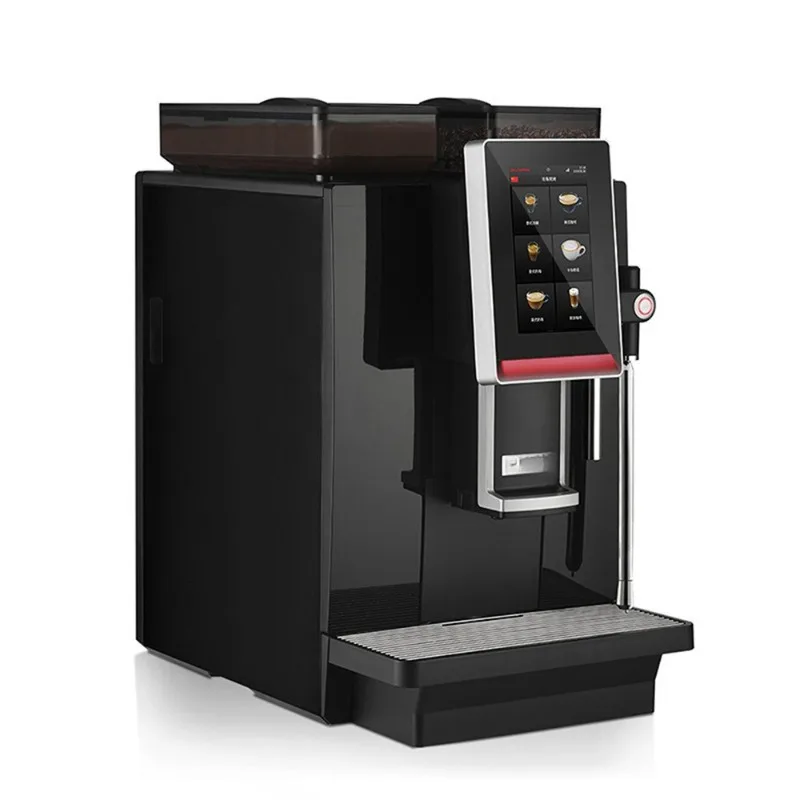 Commercial Italian automatic coffee machine extracts double boiler one-click freshly ground milk foam latte