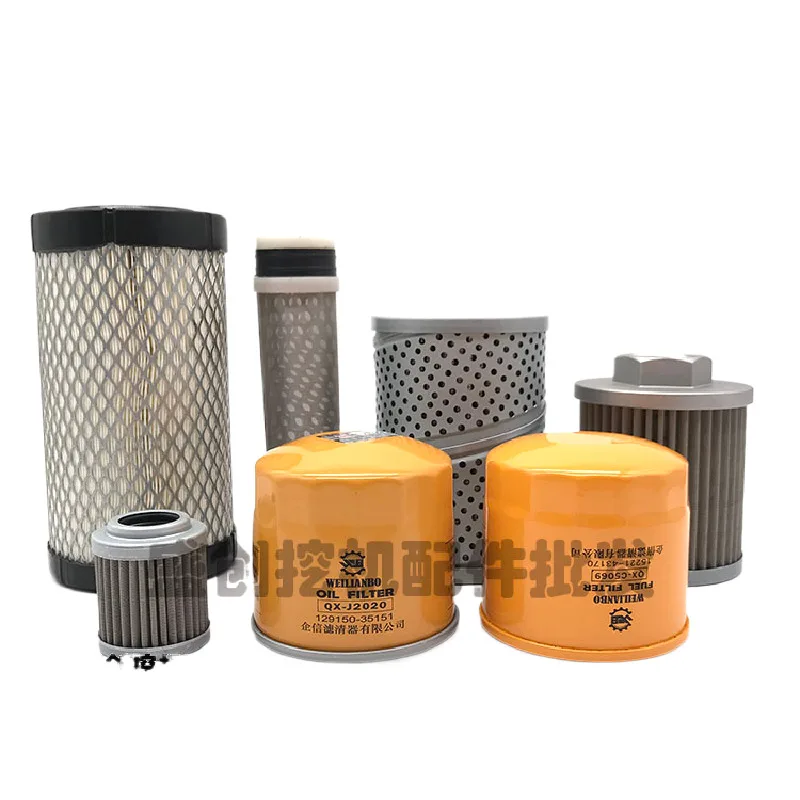 

For Kubota Micro Dig U15-3s Diesel Filter, Oil Air Filter, Hydraulic Oil Maintenance Parts Accessories