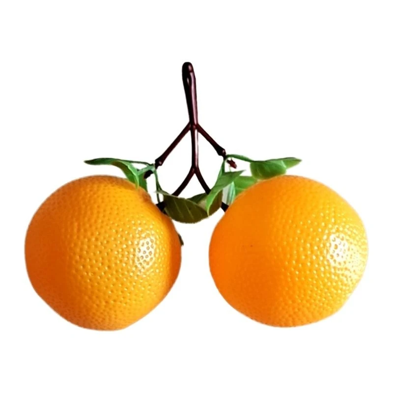 人工リアルなオレンジ偽ミニみかんフルーツシミュレーションオレンジ家庭用キッチンキャビネット装飾写真撮影-15ub
