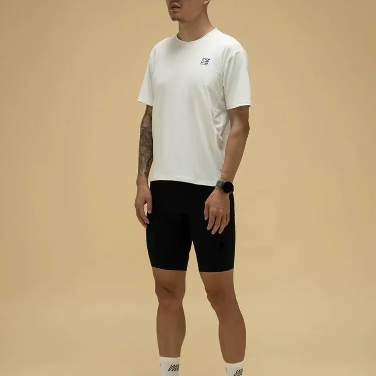 Summer Outdoor Cycling Quick Dry Long Sleeve Casual Lightweight Breathable T-Shirt Men Women Leisure 3 Pockets Printed Cool F...