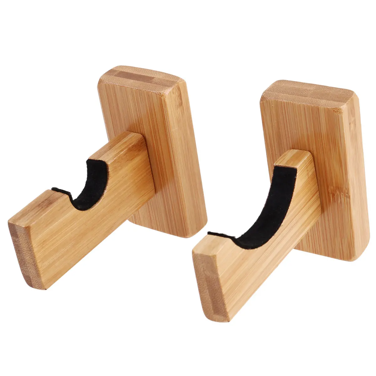 

Baseball Bat Hockey Stick Wall Hanger Wall Mounted Rack Display Case For Bats Hockey Sticks Durable Bamboo Material