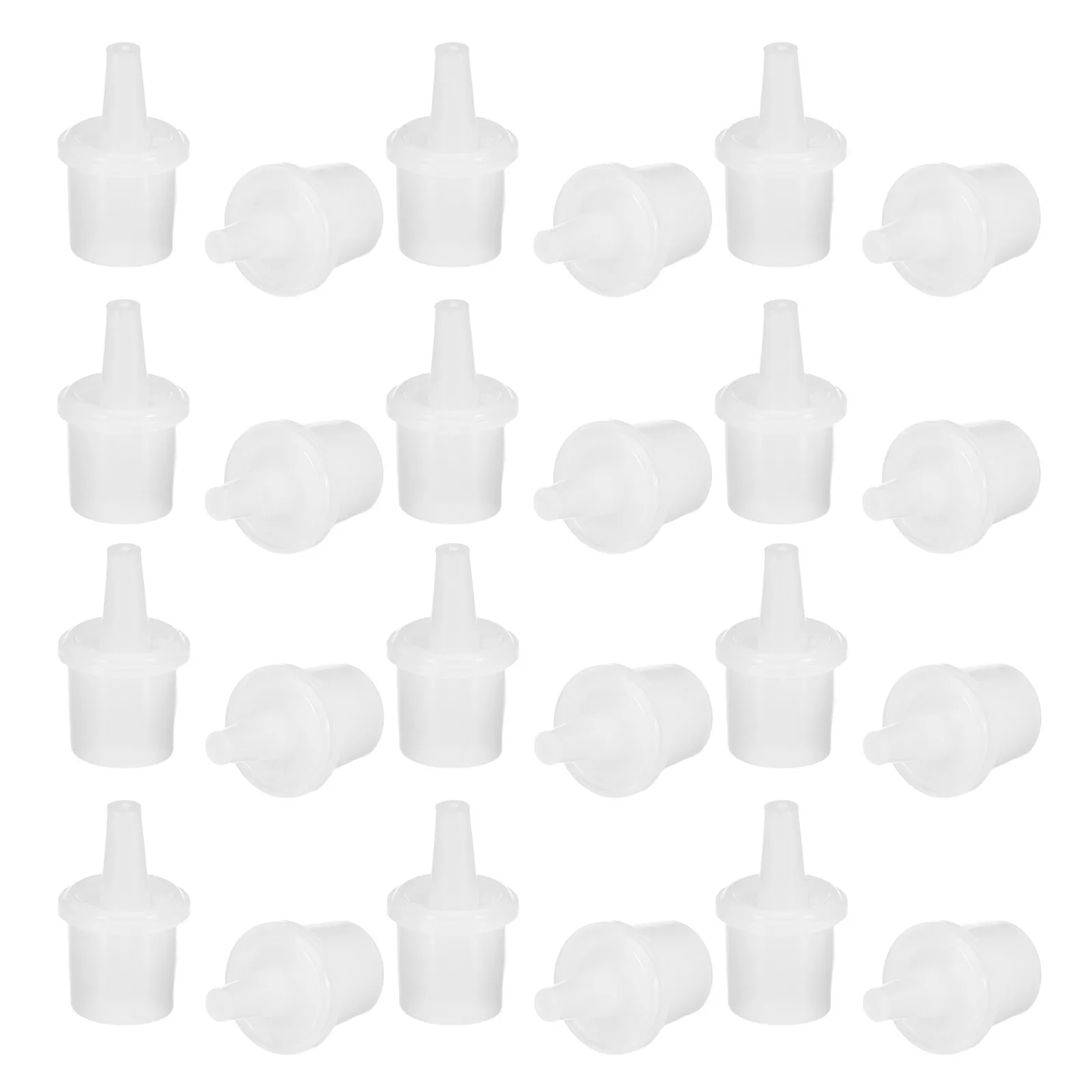 100Pcs Eyelash Glue Bottle Applicator Tips Nozzle Caps Glue Extender for Craft Applications