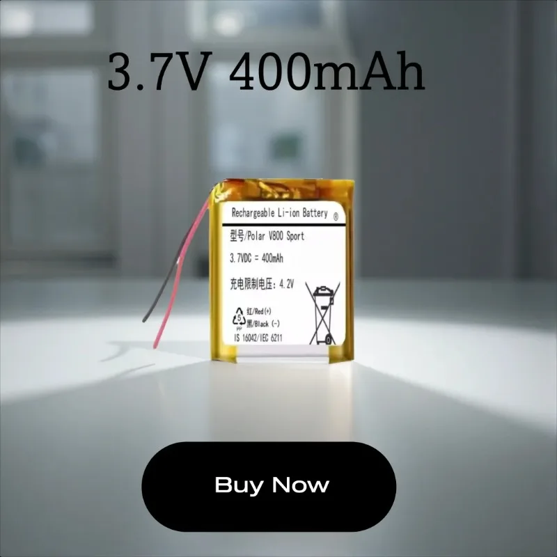 

High Quality Brand New 3.7V 400mAh Rechargeable Li-Polymer Battery For Polar V800 Sport GPS Sports Watch