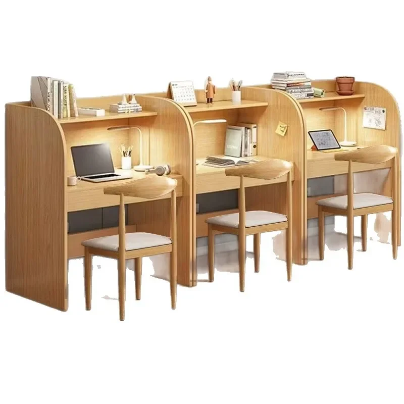 Study room study desk partition table chair closure immersive table