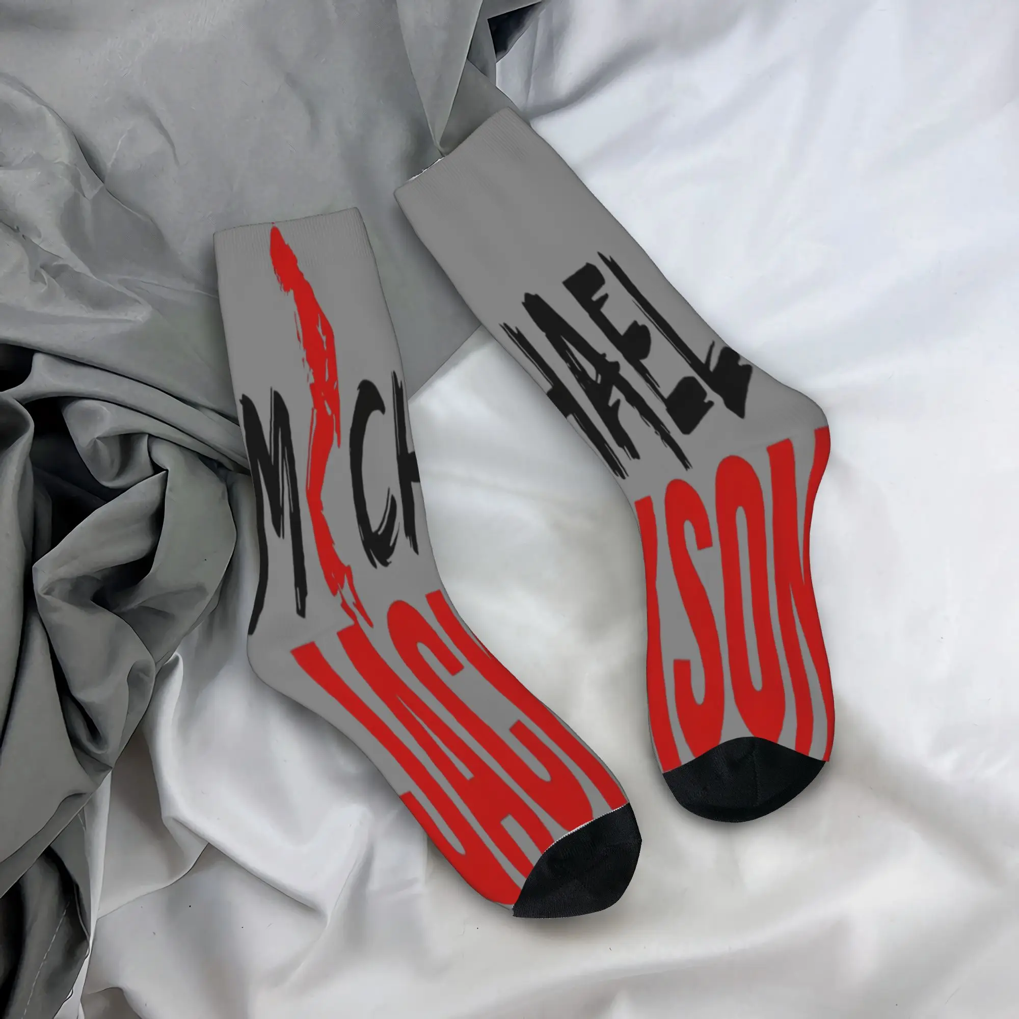 Michaels Jacksons The King of pop Design Theme Socks Stuff for Women Cozy Dress Socks