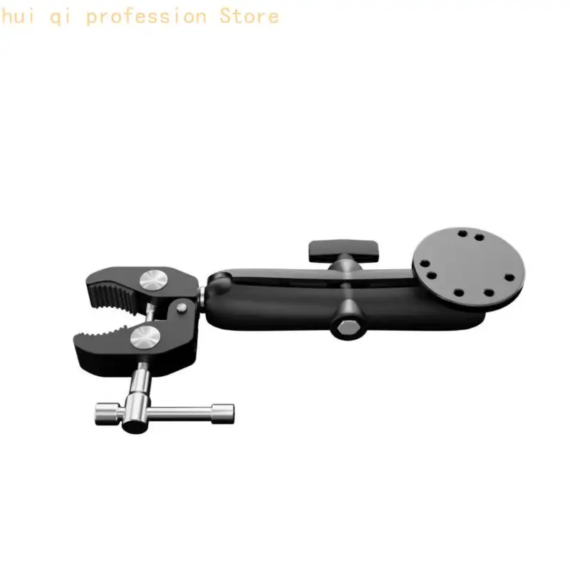 Aluminum Trolling Motor Bracket 1'' Ball Head Adjustment Marine Hardware H8WE