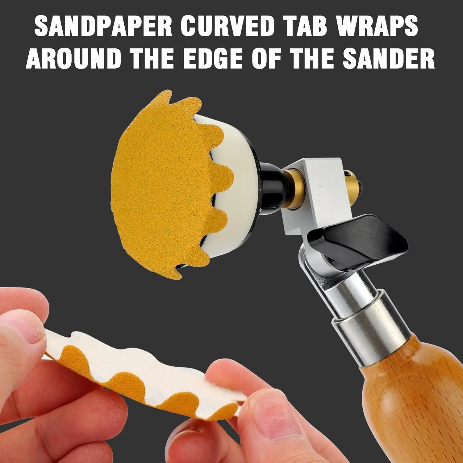 2 بوصة أقراص الصنفرة الرطبة والجافة 53 قطعة هوك وحلقة متنوعة 60-320 قطعة مع وعاء القطر ساندر لصنفرة السيارات الخشبية المعدنية