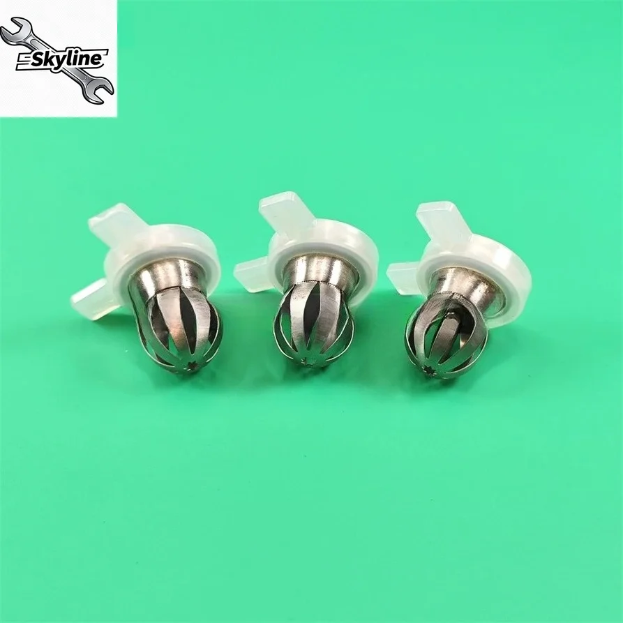 3 Pieces Mould Nozzle Cap Flower Petals Shaped Nozzles New Spare Parts Of  Soft Serve Ice Cream Machines Replacement Fittings