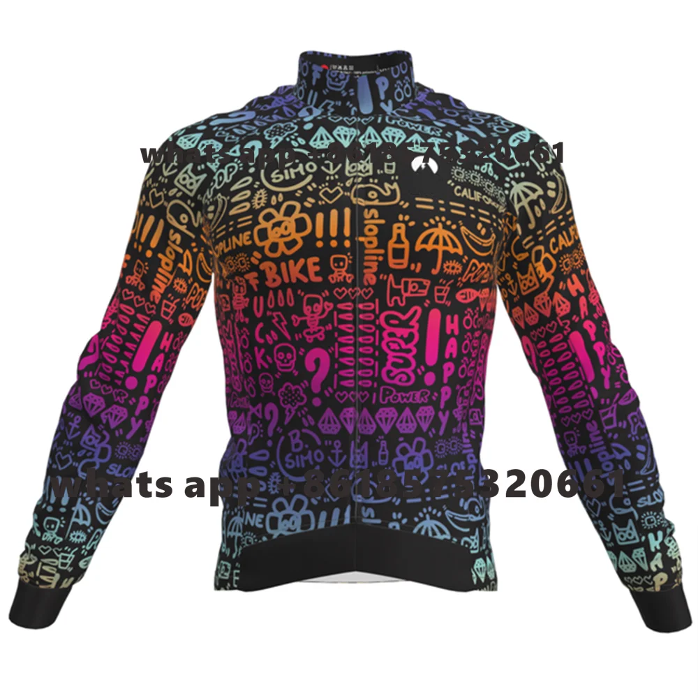 2021 Slopline Long Sleeve Cycling Jersey Men Thin Spring Autumn Sweatshirt Hombre Maillot Summer Bike Top Mtb Bike Shirt Jacket