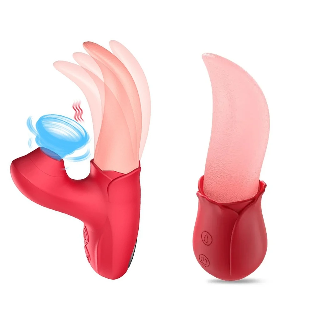 Powerful Sucking G-spot Vibrator Swing Tongue Licking Clitoral Stimulation Nipples Massager Female Adult Goods Sex Toy for Women