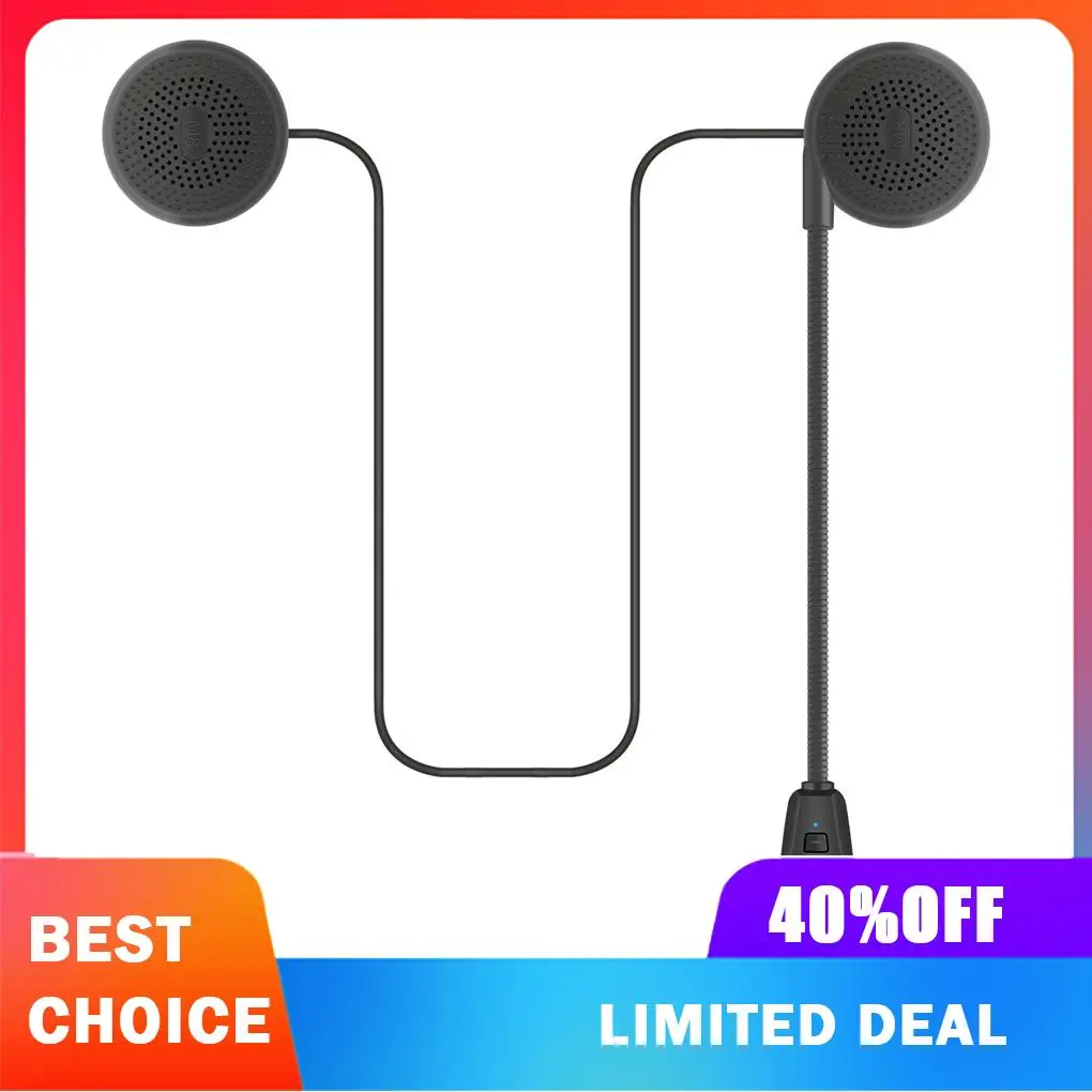 

Bluetooth-compatible 5.0 Helmet Headset Hand Free HiFi Wireless Headphone Removable Call Cycling Earphone Gifts