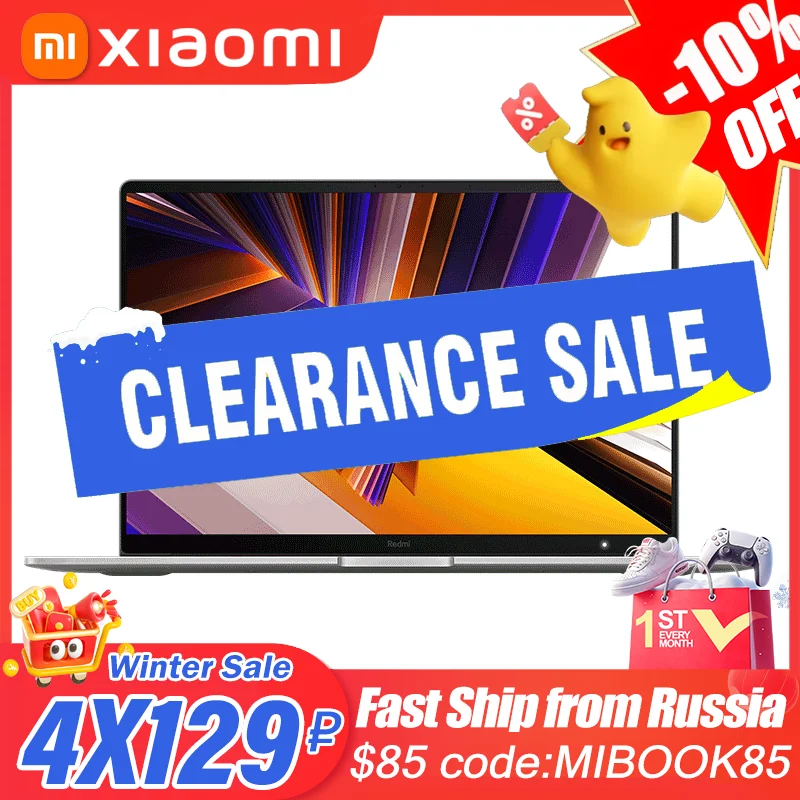 New Xiaomi Redmi Book 16 2024  intel i5 12450H/i5 13420H 16G RAM 512G SSD 16inch Full HD 60Hz Screen JYU4585CN/JYU4614CN