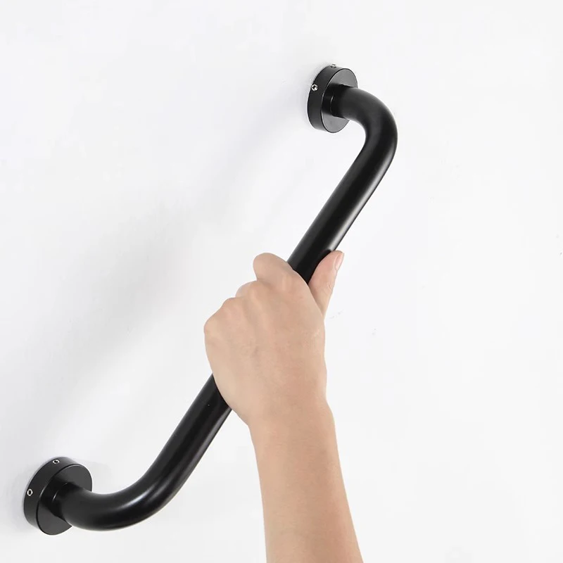 

Shower Grab Bar Wall Black Bathroom Accessories Kit Anti-Slip Grab Bars for Bathtubs Handicap Shower Handles for Seniors Elderly