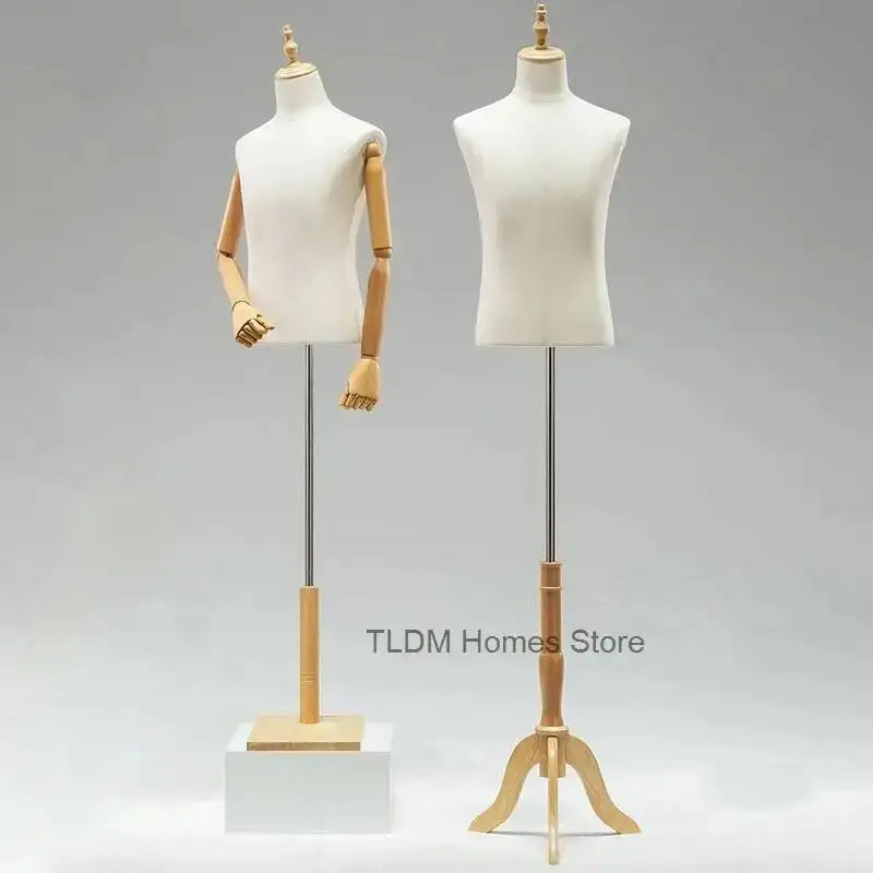Korean Men's Dummy Mannequin Half-length High-end Props Clothing Store Clothes Full-body Mannequin Hanger Window Display Stand