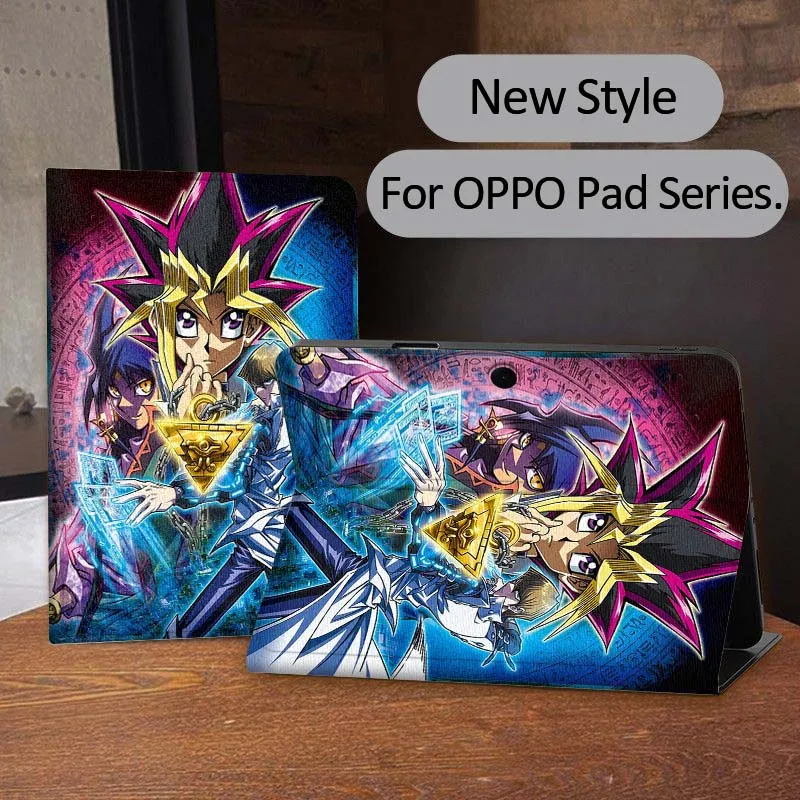 

Fashion Duel Monsters Anime Tablet Case For OPPO Pad 2 3 4 11 SE X Air 2 Neo Pro 12.1 10.36 11 11.4 13.2 Inch