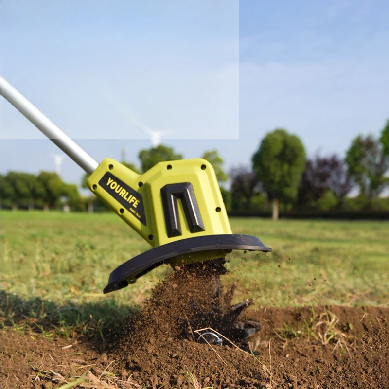

Electric lifting machine translation soil machine lithium electric micro tiller small household rotary tiller planer