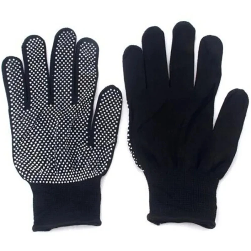 1Pair Hair Straightener Perm Curling Heat Resistant Gloves