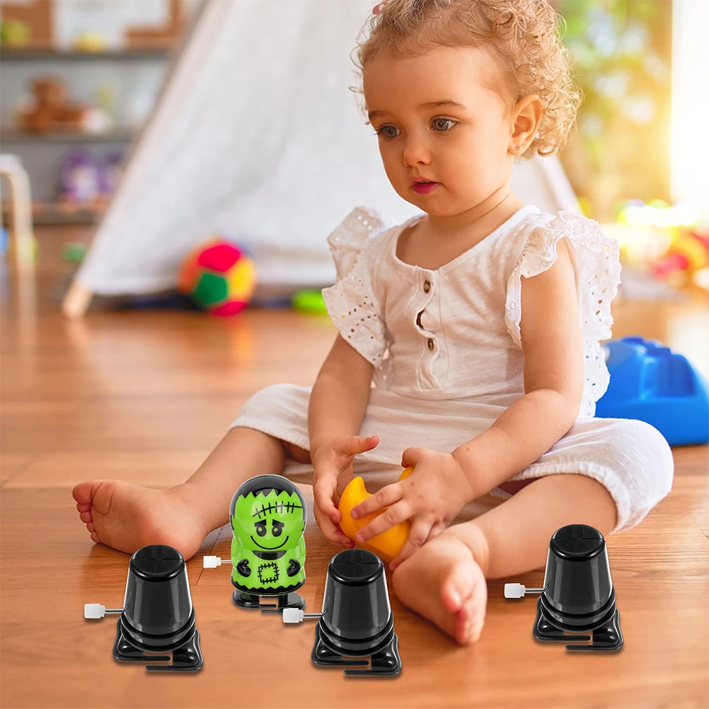 9 stücke Roboter Zubehör Handwerk Spielzeug Teile Kunststoff Bewegung Spielzeug DIY Ton Handgemachte Projekte Wind Up Teile Ersatz