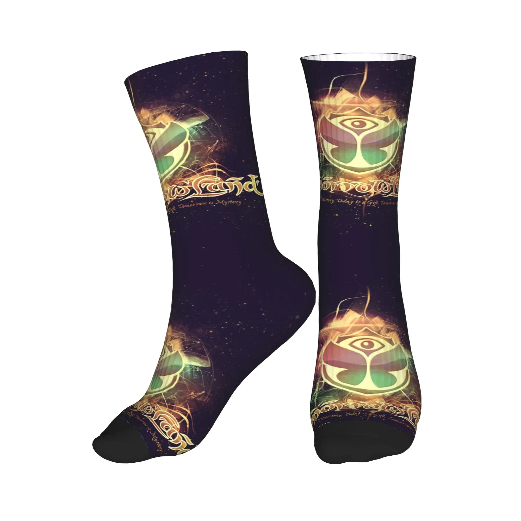 

Носки All Seasons Tomorrowland Belgian Electronic Dance Music Festival Sport Middle Tube Socks Crew Socks Stockings для мужчин и женщин